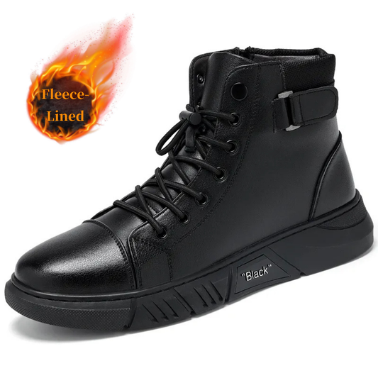Men's Casual Versatile Genuine Leather Martin Boots