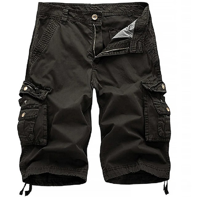 Men's Cargo Shorts Multi Pockets Twill Cargo Shorts