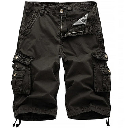 Men's Cargo Shorts Multi Pockets Twill Cargo Shorts
