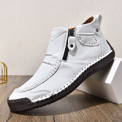 ⏰ Limited-Time 49% OFF – Comfortable Flat-Soled Handmade Leather Casual Shoes