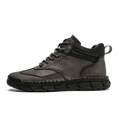 Men's Handmade Leather Boots Motorcycle Boots