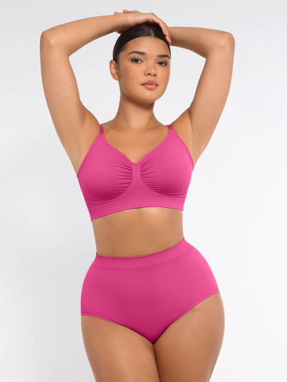 Pocketsh 3-Pack Smooth Seamless Wireless Bra Bundle