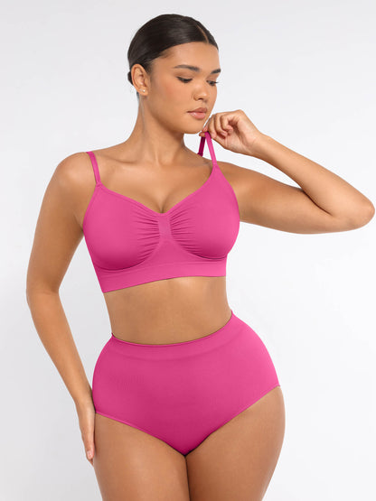 Pocketsh 3-Pack Smooth Seamless Wireless Bra Bundle