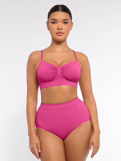 Pocketsh 3-Pack Smooth Seamless Wireless Bra Bundle