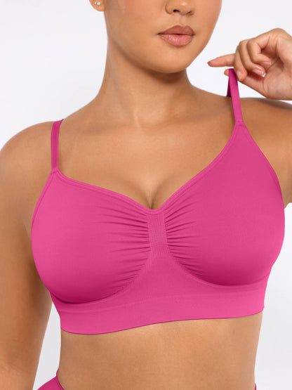 Pocketsh 3-Pack Smooth Seamless Wireless Bra Bundle