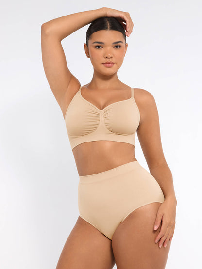 Pocketsh 3-Pack Smooth Seamless Wireless Bra Bundle