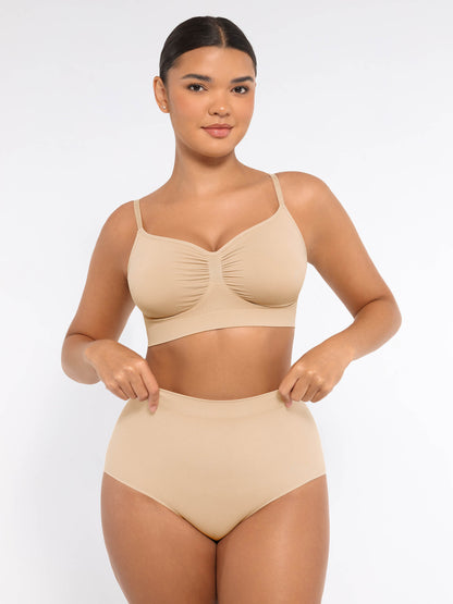 Pocketsh 3-Pack Smooth Seamless Wireless Bra Bundle