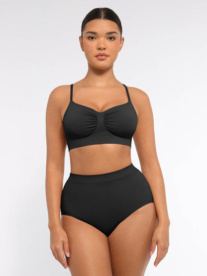 Pocketsh 3-Pack Smooth Seamless Wireless Bra Bundle