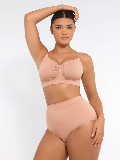 Pocketsh 3-Pack Smooth Seamless Wireless Bra Bundle