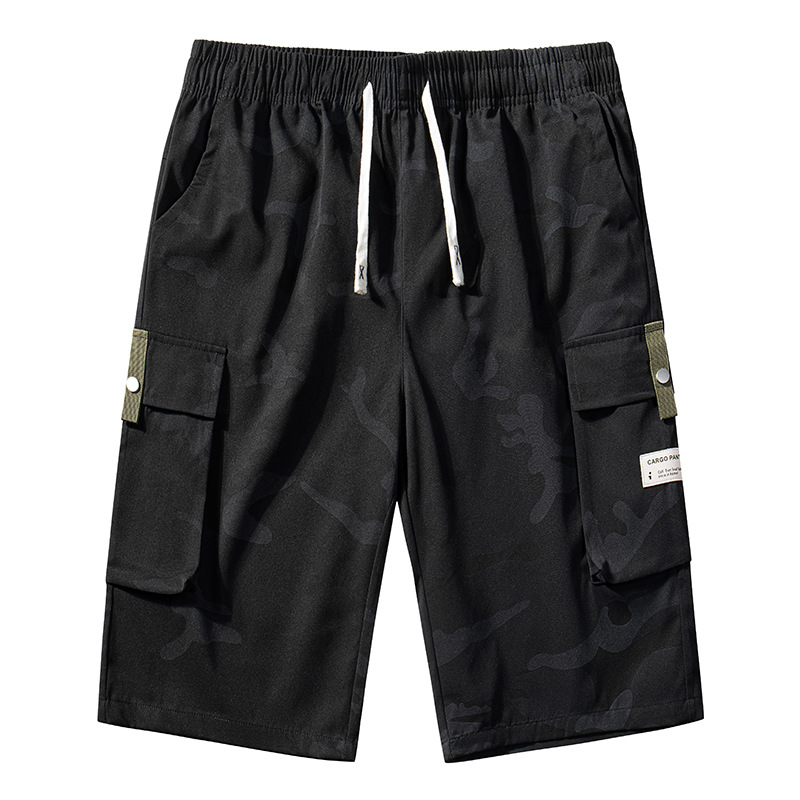 🔥New arrival Sale🔥Men's Camo Cargo Shorts with Drawstring Waist
