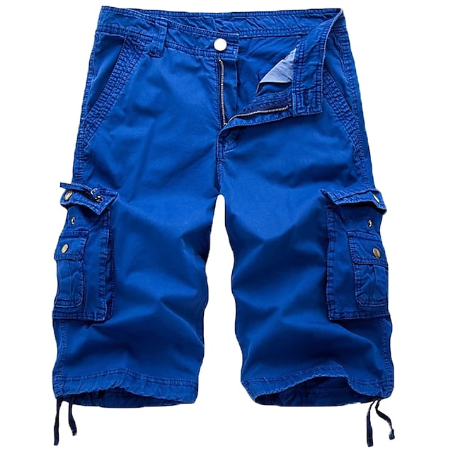 Men's Cargo Shorts Multi Pockets Twill Cargo Shorts