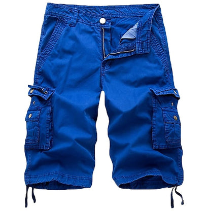 Men's Cargo Shorts Multi Pockets Twill Cargo Shorts