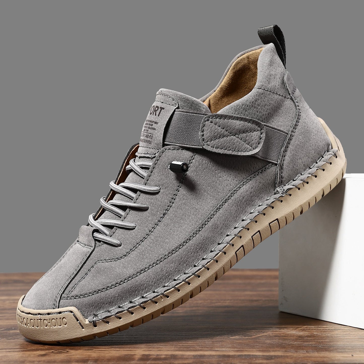 Men's Handmade Leather Orthopedic Comfy Shoes